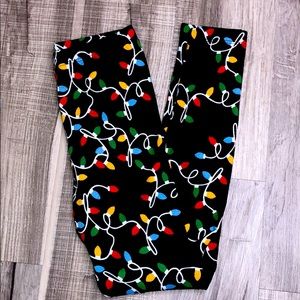 Christmas Lightbulb Leggings